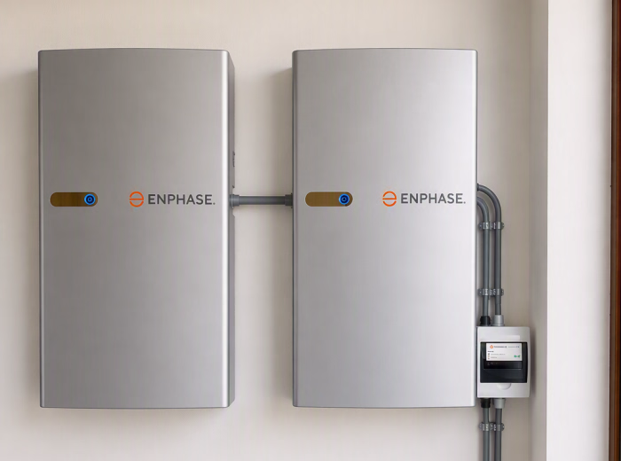 Enphase thuisbatterij voor het opslaan van zelf opgewekte energie